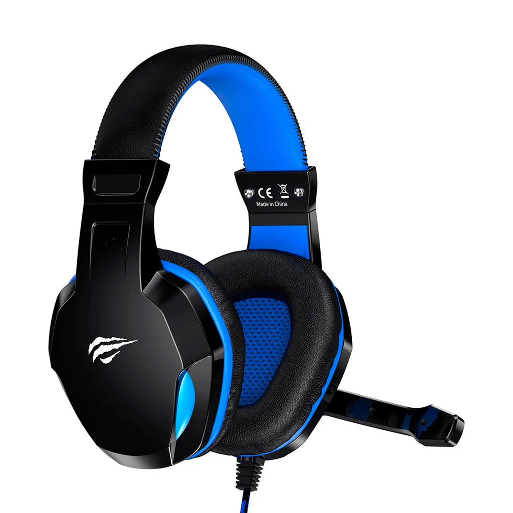 Headset Gamer Havit Gamenote H763d Preto/Azul